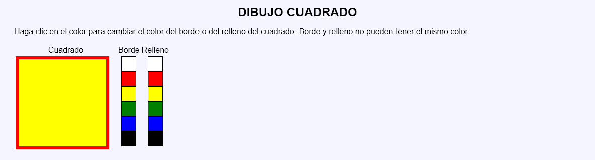 Dibujo cuadrado