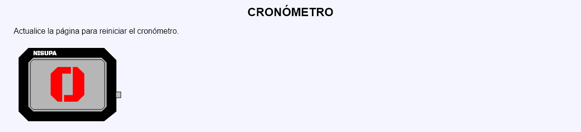 Cronómetro