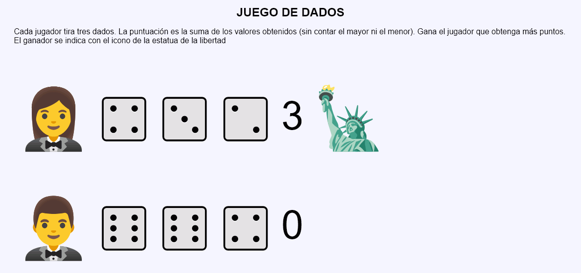 Juego de dados