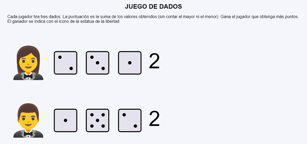 Juego de dados
