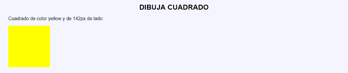 Dibuja cuadrado