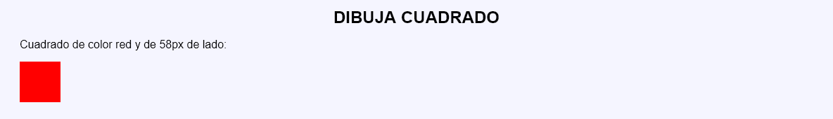Dibuja cuadrado