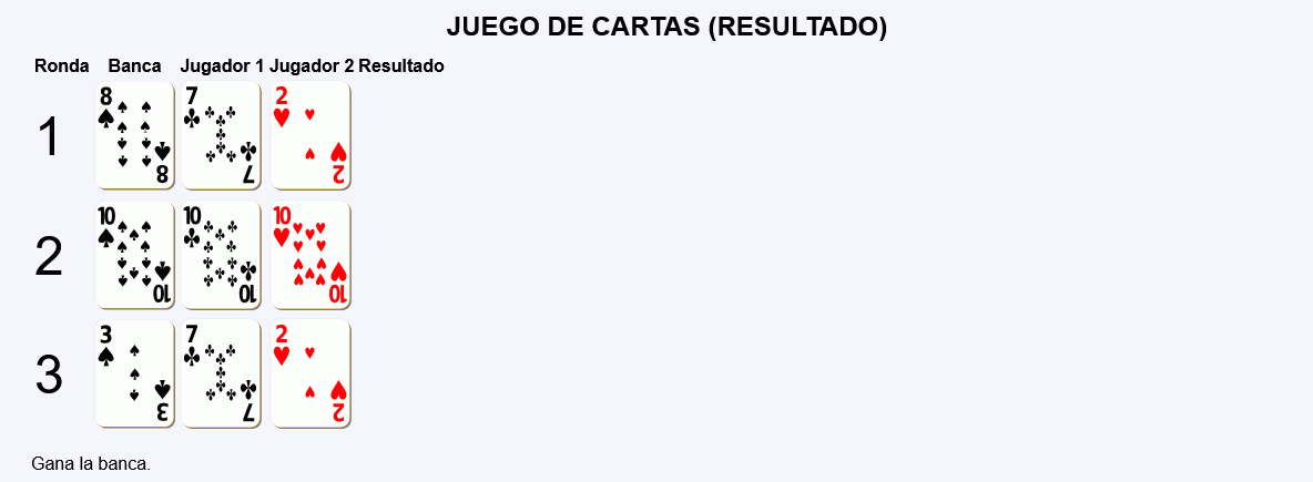 Juego de cartas