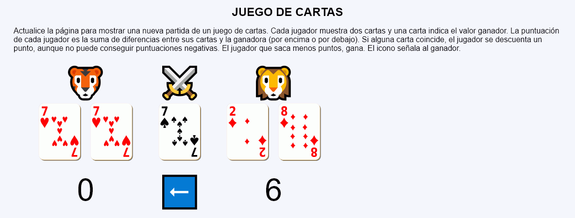 Juego de cartas