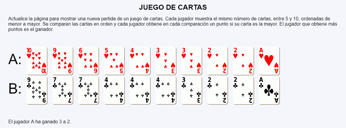Juego de cartas