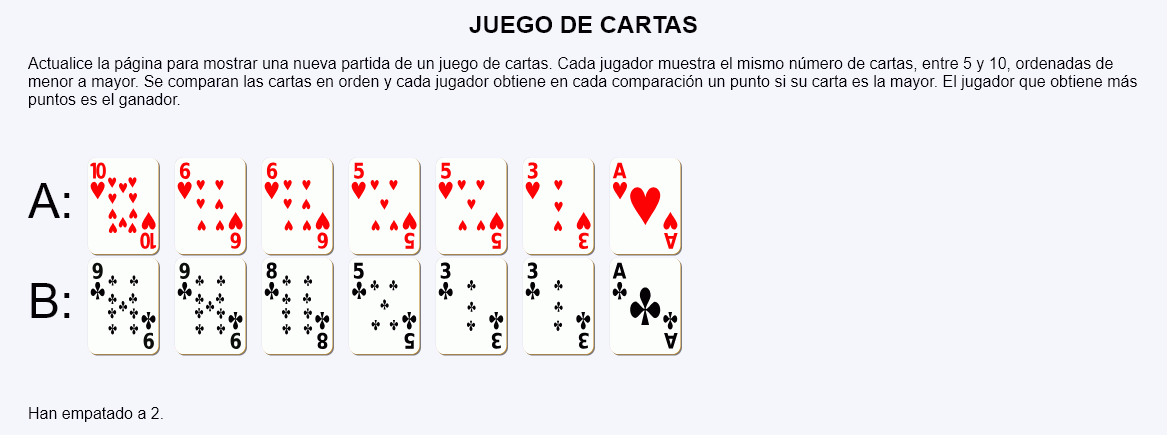 Juego de cartas