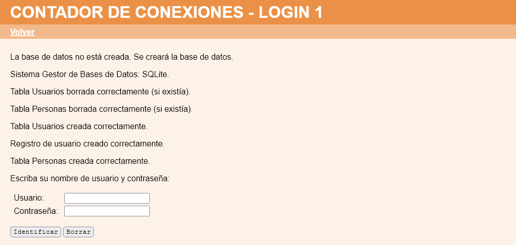 Contador de número de conexiones