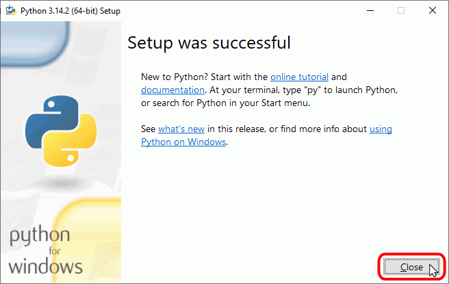 Actualización de Python