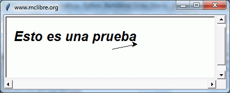 Módulo turtle. Función write()