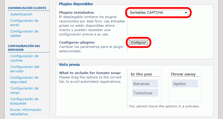 phpBB. Captcha