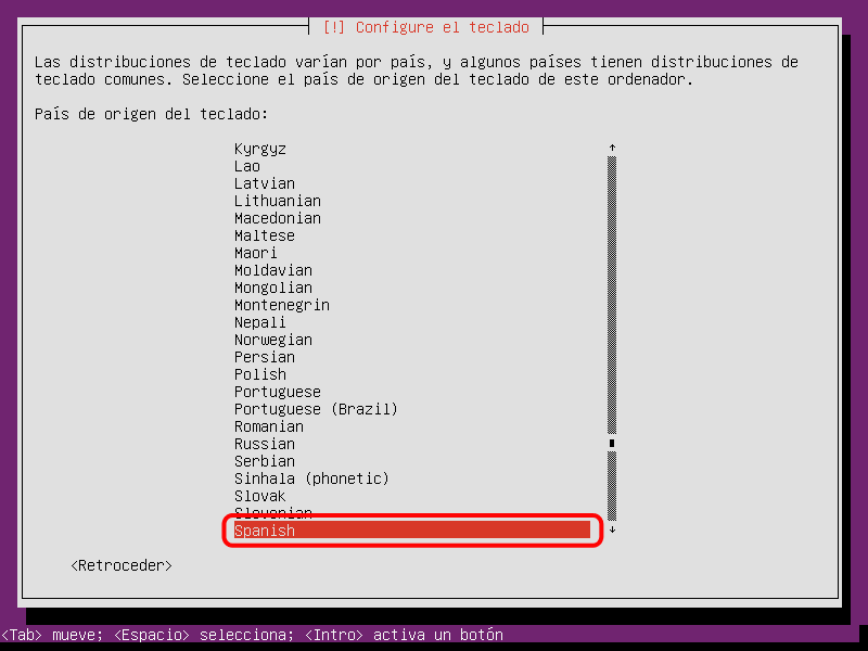 Ubuntu Server. Instalación