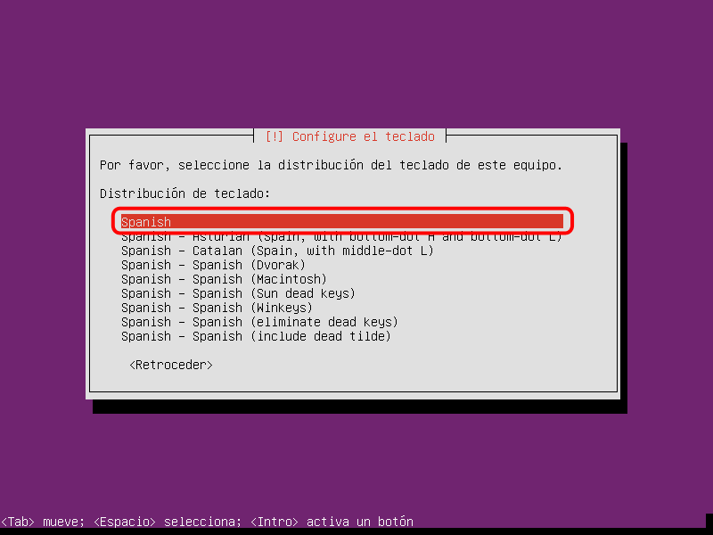 Ubuntu Server. Instalación