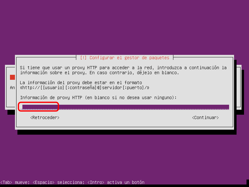 Ubuntu Server. Instalación