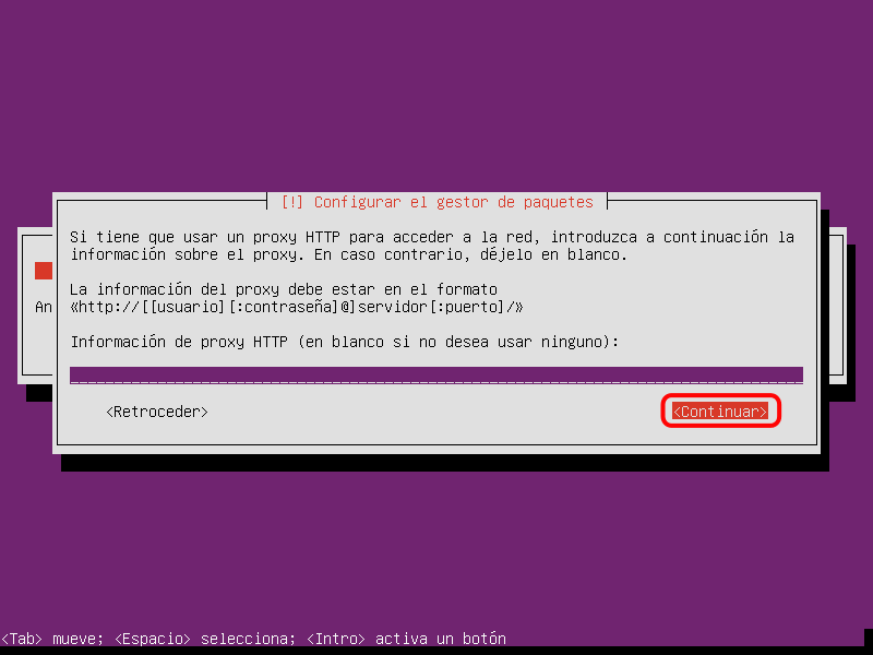 Ubuntu Server. Instalación