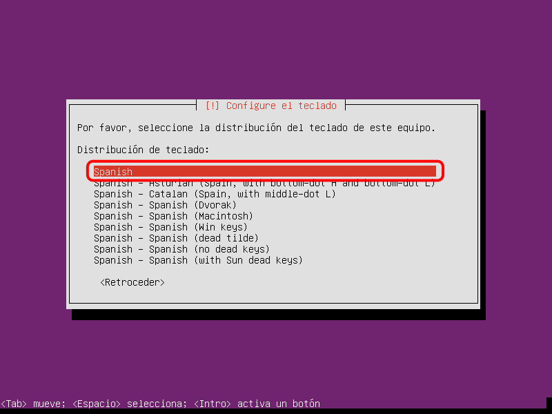 Ubuntu Server. Instalación