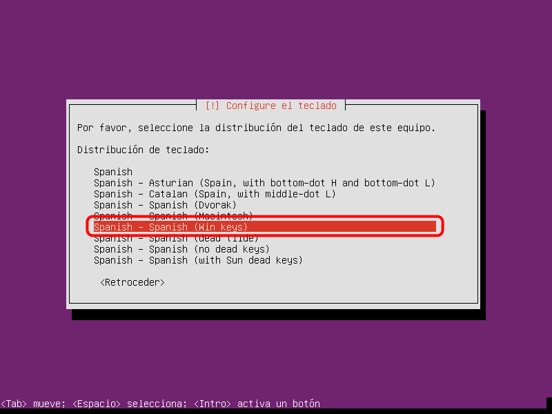 Ubuntu Server. Instalación