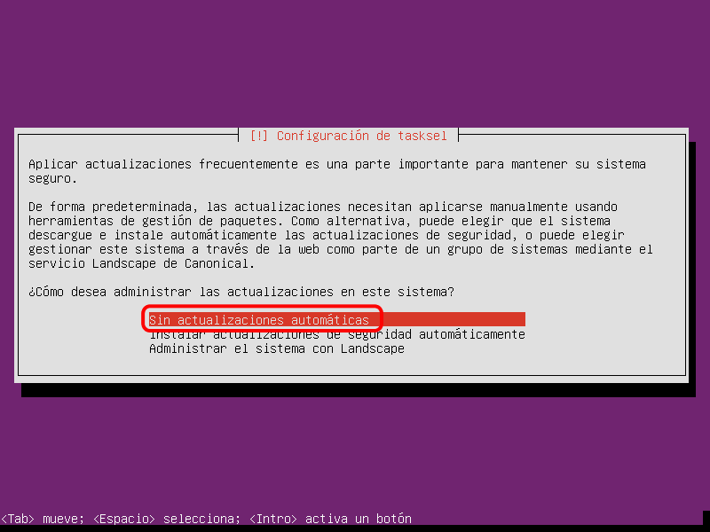 Ubuntu Server. Instalación