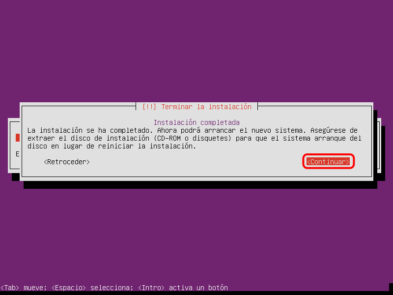 Ubuntu Server. Instalación