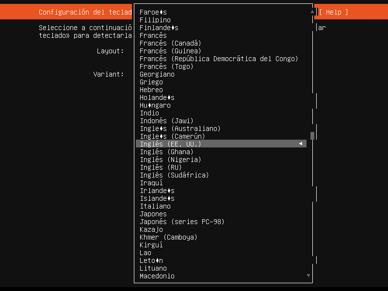 Ubuntu Server. Instalación