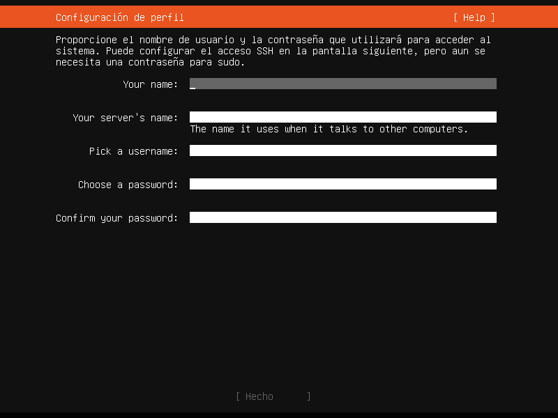 Ubuntu Server. Instalación