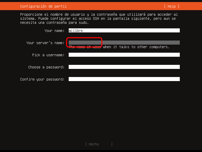 Ubuntu Server. Instalación