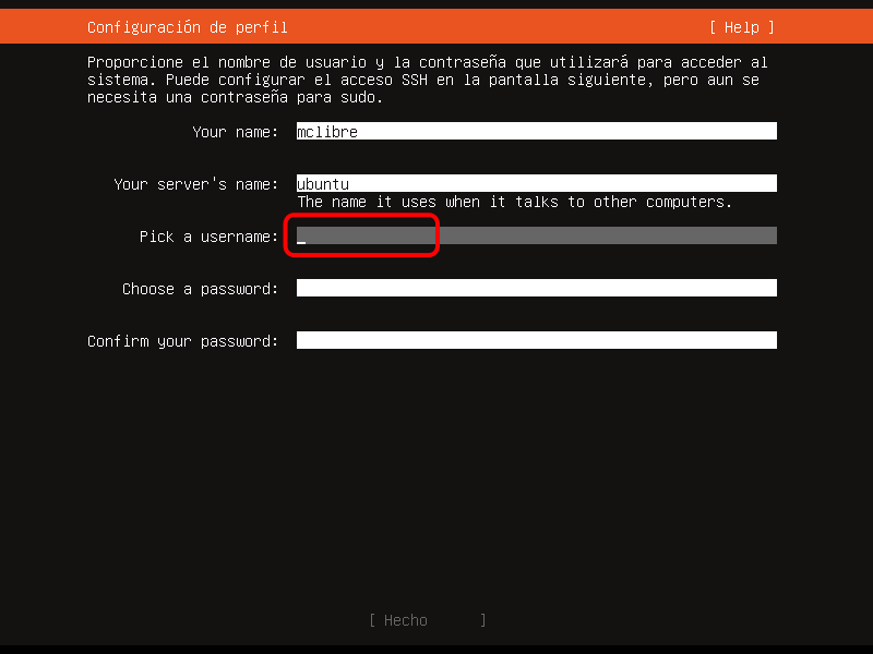 Ubuntu Server. Instalación