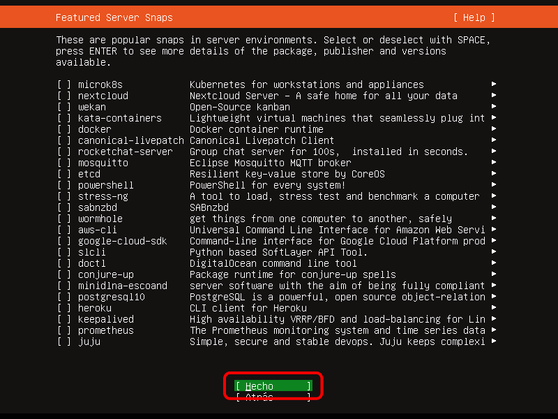 Ubuntu Server. Instalación