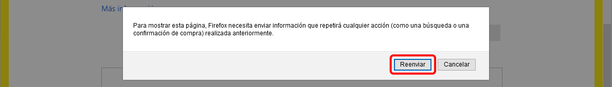 Firefox. Añadir excepción