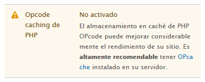 Drupal. OPcache