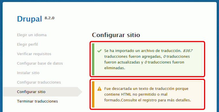 Drupal. Instalación