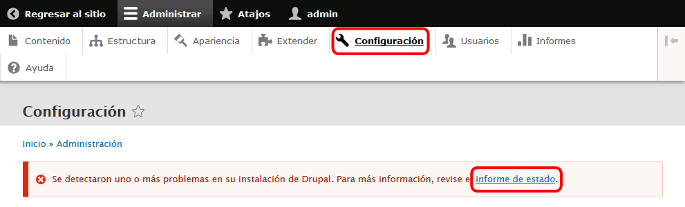 Drupal. Actualizar