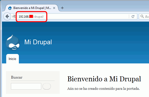 Drupal. Acceder desde otros ordenadores