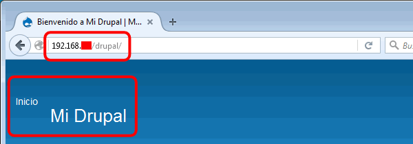 Drupal. Acceder desde otros ordenadores