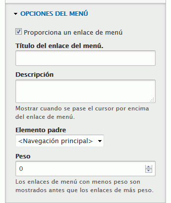 Drupal. Crear artículo