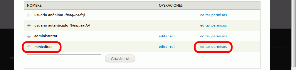 Drupal. Roles