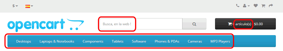 OpenCart. Traducción al español 3