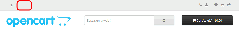 OpenCart. Traducción al español