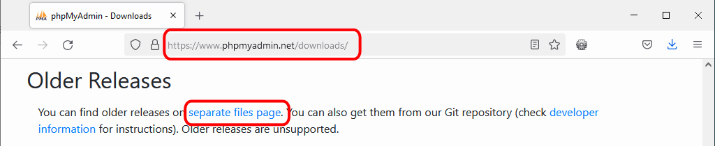 phpMyAdmin. Web de phpMyadmin