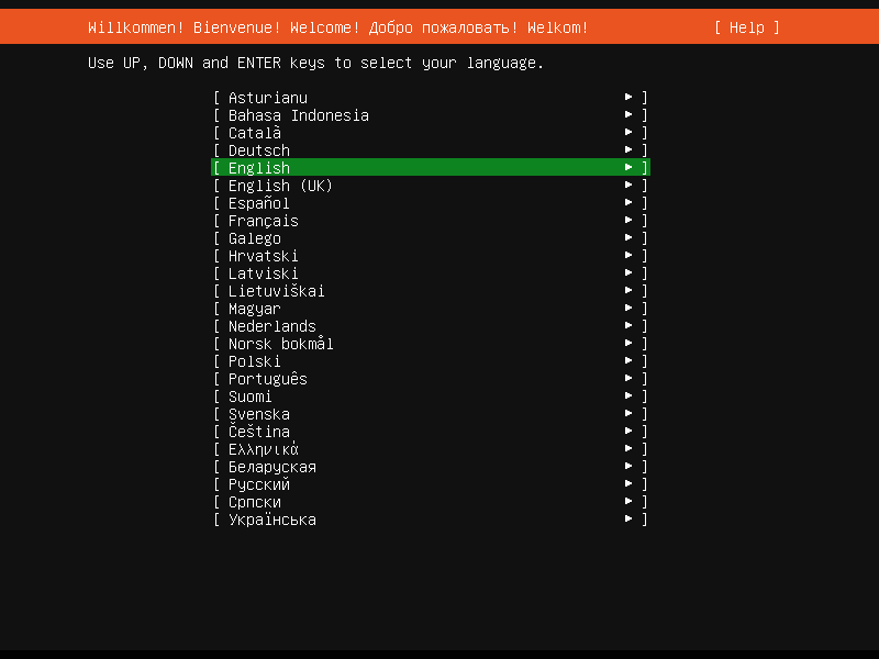 Ubuntu Server. Instalación