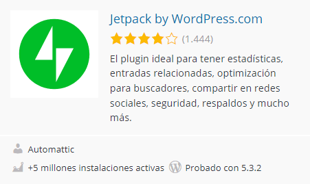 WordPress. Plugin Jetpack