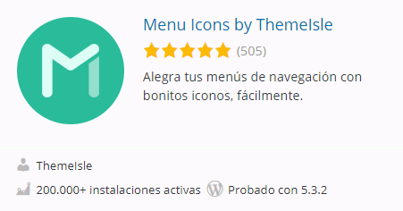 WordPress. Plugin Menu Icons