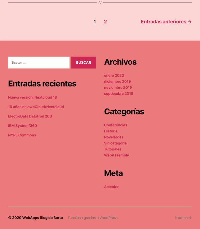 WordPress. CSS adicional