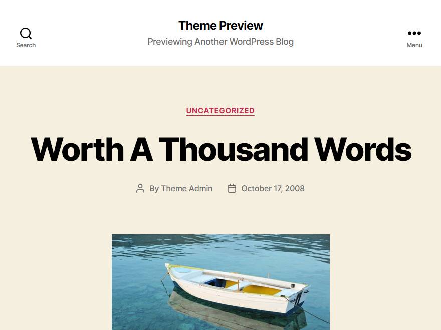WordPress. Tema Twenty Twenty